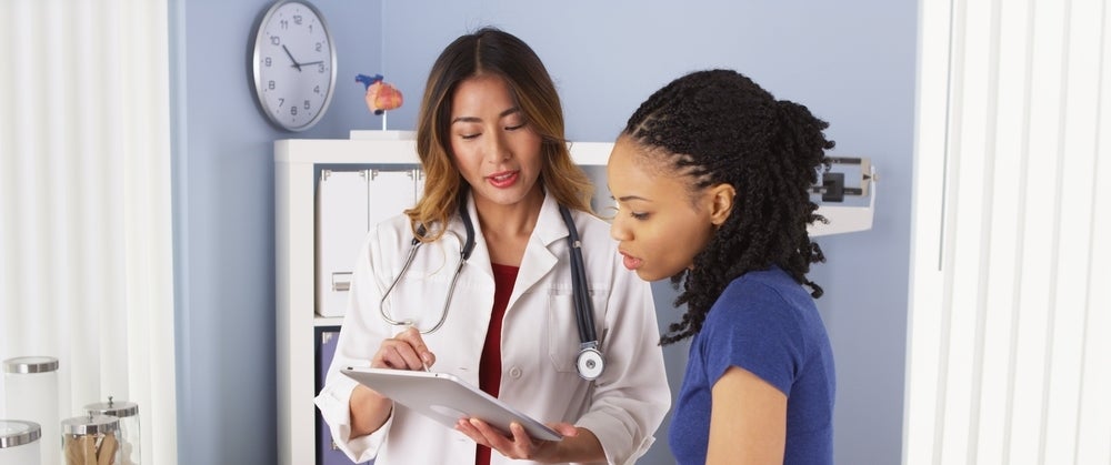doctor with patient
