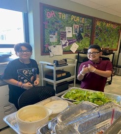 Washington Avenue School Garden and Culinary Club Salad Day