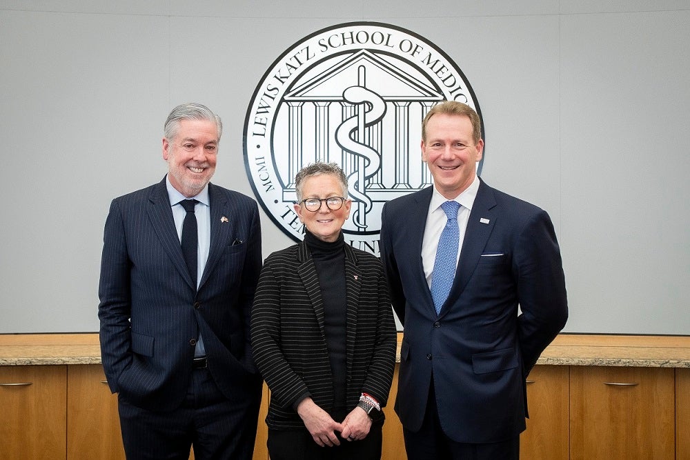 ceo and dean for temple and michael charlton