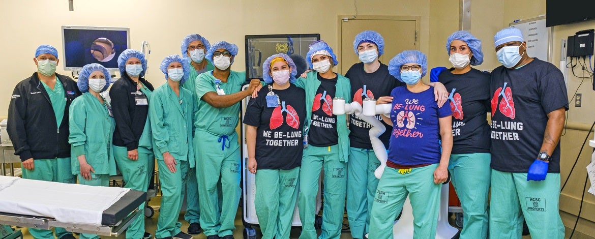 'We be-lung together,' says AtlantiCare team marking milestone procedure