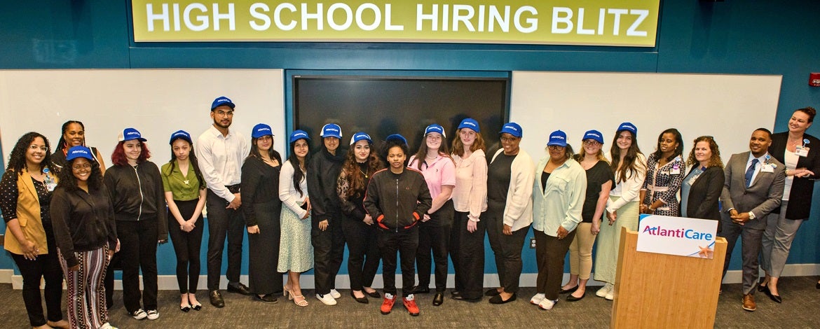 Annual High School Hiring Blitz highlight of AtlantiCare DE&I Summit