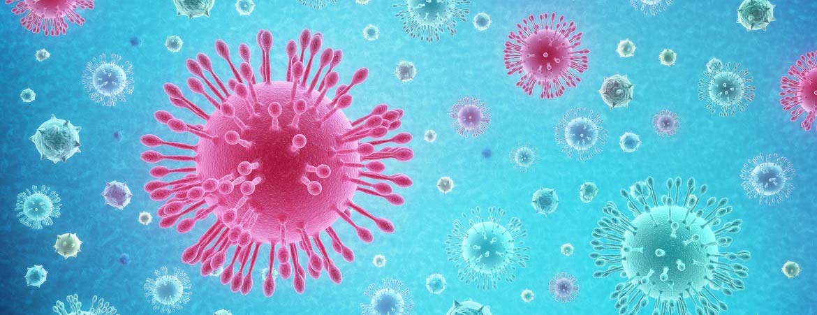 Coronovirus microscopic view