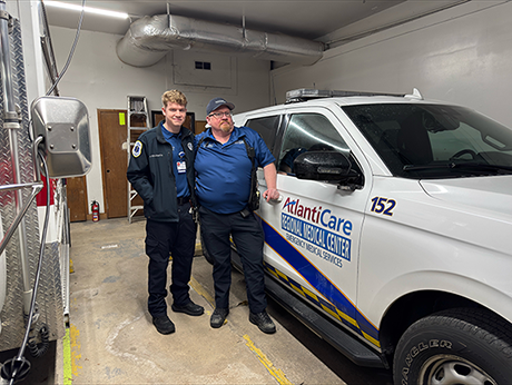 Third-Generation EMS Professional With His Father at AtlantiCare