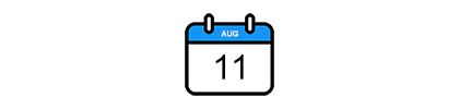 August 11 Calendar
