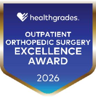 Recipient of the Healthgrades 
Outpatient Orthopedic Surgery Excellence Award for 3 Years in a Row (2024-2026)