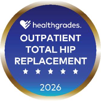 Five-Star Recipient for Outpatient Total Hip Replacement for 3 Years in a Row (2024-2026) Ortho