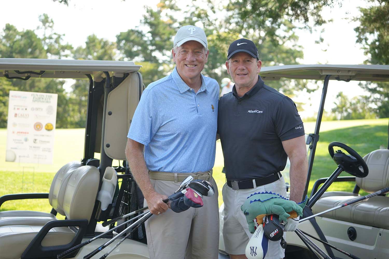 L to R:  David Goddard, AtlantiCare Chairman of the Board; Michael Charlton, AtlantiCare President and CEO